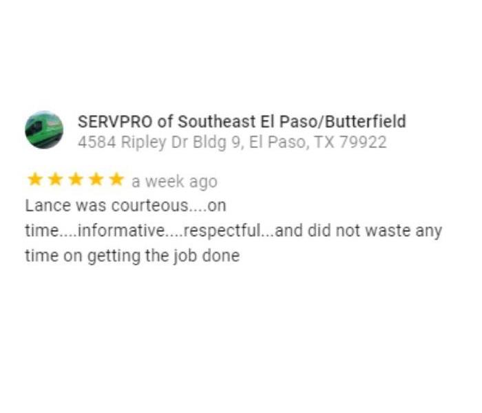 5 star Google review
